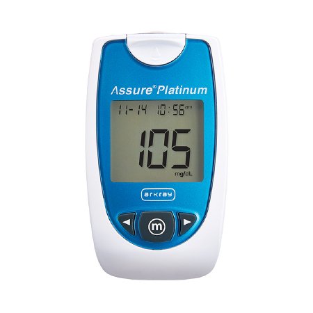 Meter Blood Glucose Assure® Platinum 7 Second Results Stores Up To 500 Results , 7 , 14 , and 30 Day Averaging Auto Coding by Arkray USA, Inc  ID 500001